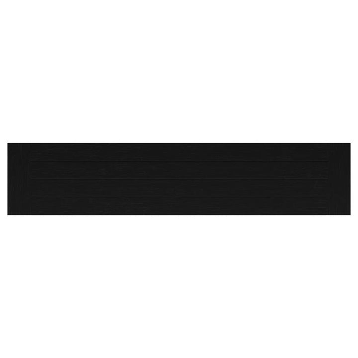 Florence - 4 Door Dining Sideboard Buffet - Distressed Black Buffets modern furniture Contempo Furniture