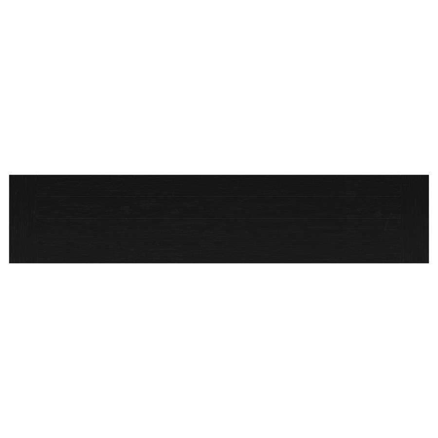 Florence - 4 Door Dining Sideboard Buffet - Distressed Black Buffets modern furniture Contempo Furniture