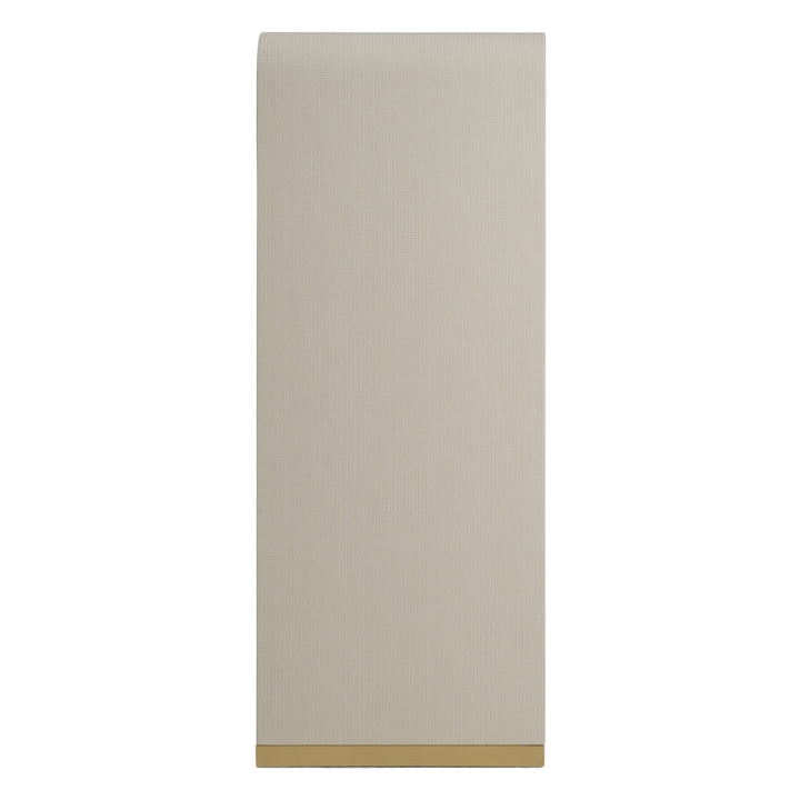 Florence - Modern Beige Leatherette + Gold Chest