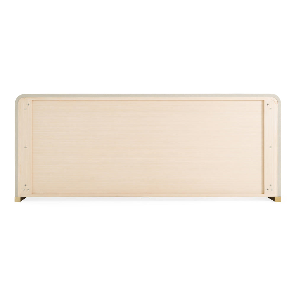 Florence - Modern Beige Leatherette + Gold Buffet