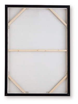 Floymour Wall Art - Dark Gray Canvas Art modern furniture Contempo Furniture