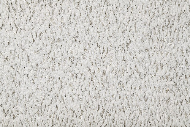 Vertham Bouclé Queen Platform Bed with Upholstered Headboard