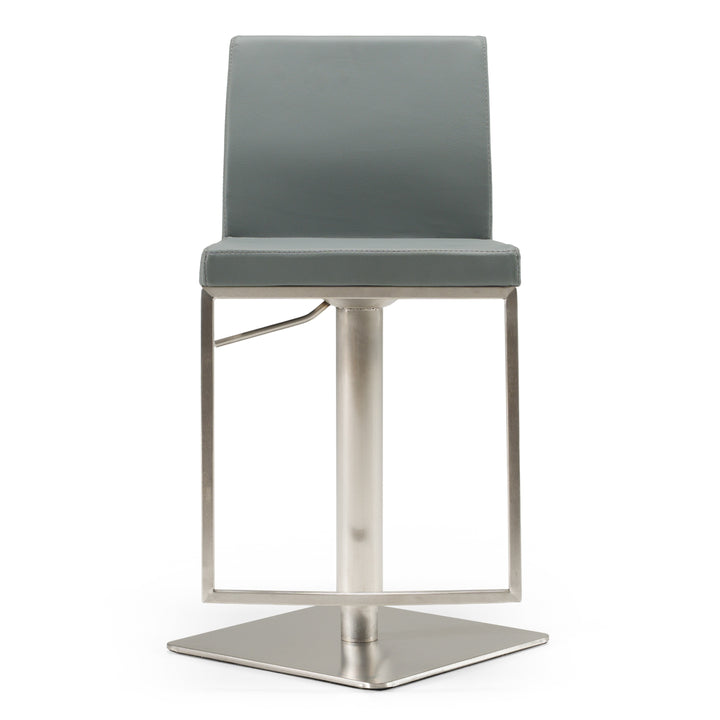 Folsum - Modern Grey Adjustable Bar Stool