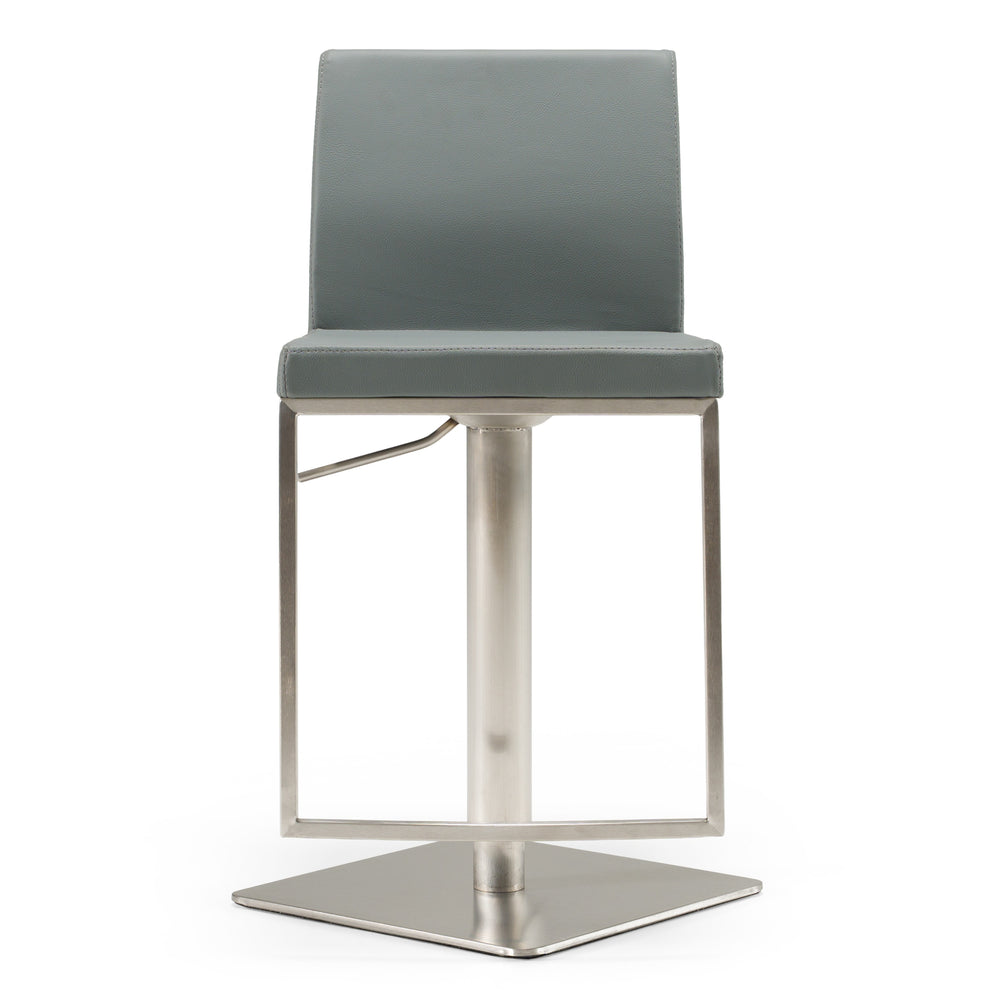 Folsum - Modern Grey Adjustable Bar Stool
