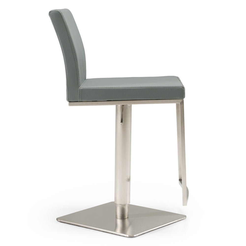 Folsum - Modern Grey Adjustable Bar Stool