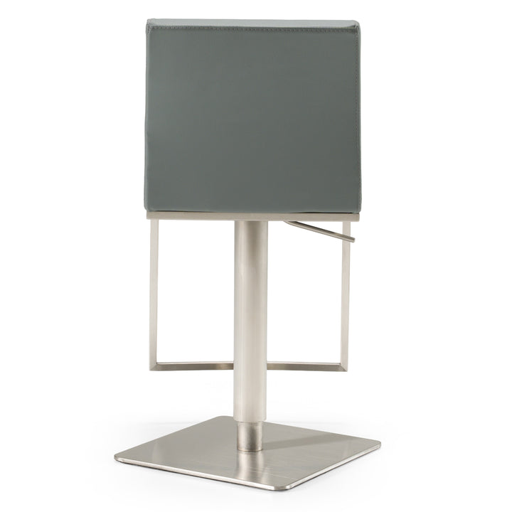 Folsum - Modern Grey Adjustable Bar Stool