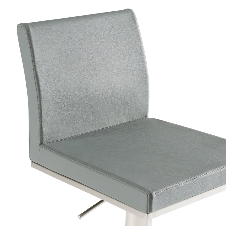 Folsum - Modern Grey Adjustable Bar Stool