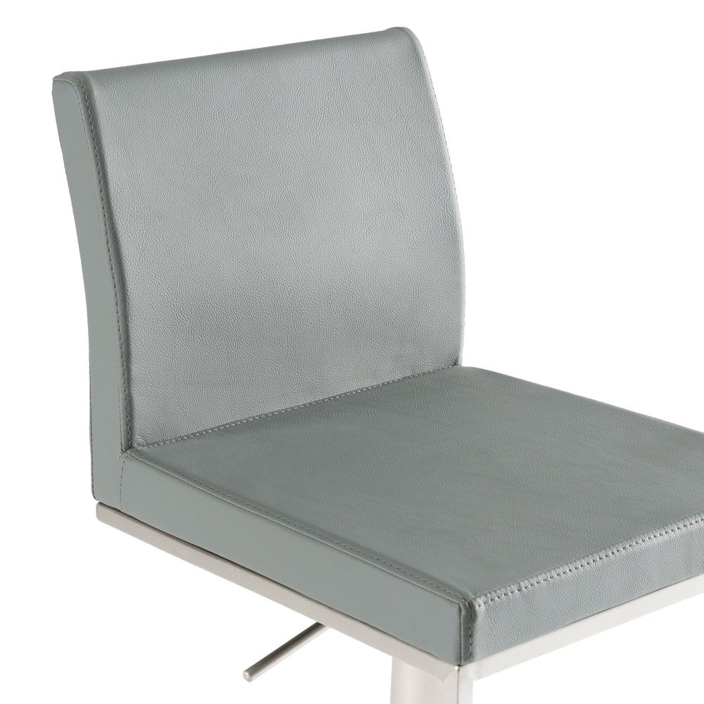 Folsum - Modern Grey Adjustable Bar Stool
