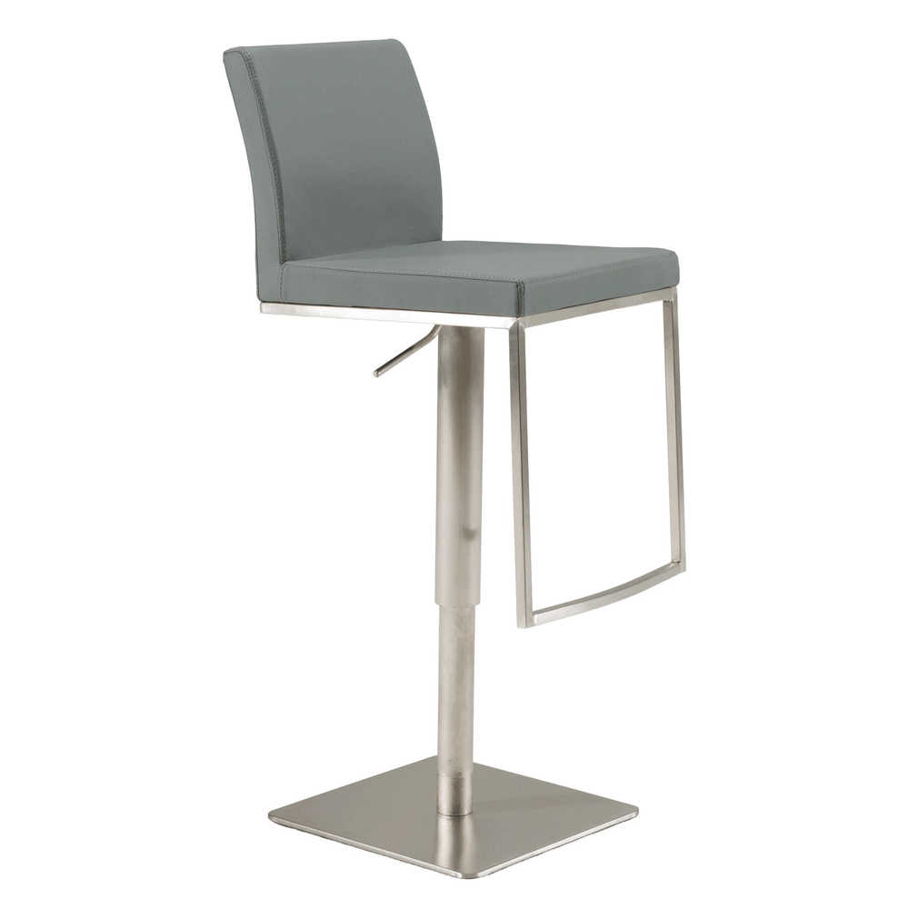 Folsum - Modern Grey Adjustable Bar Stool