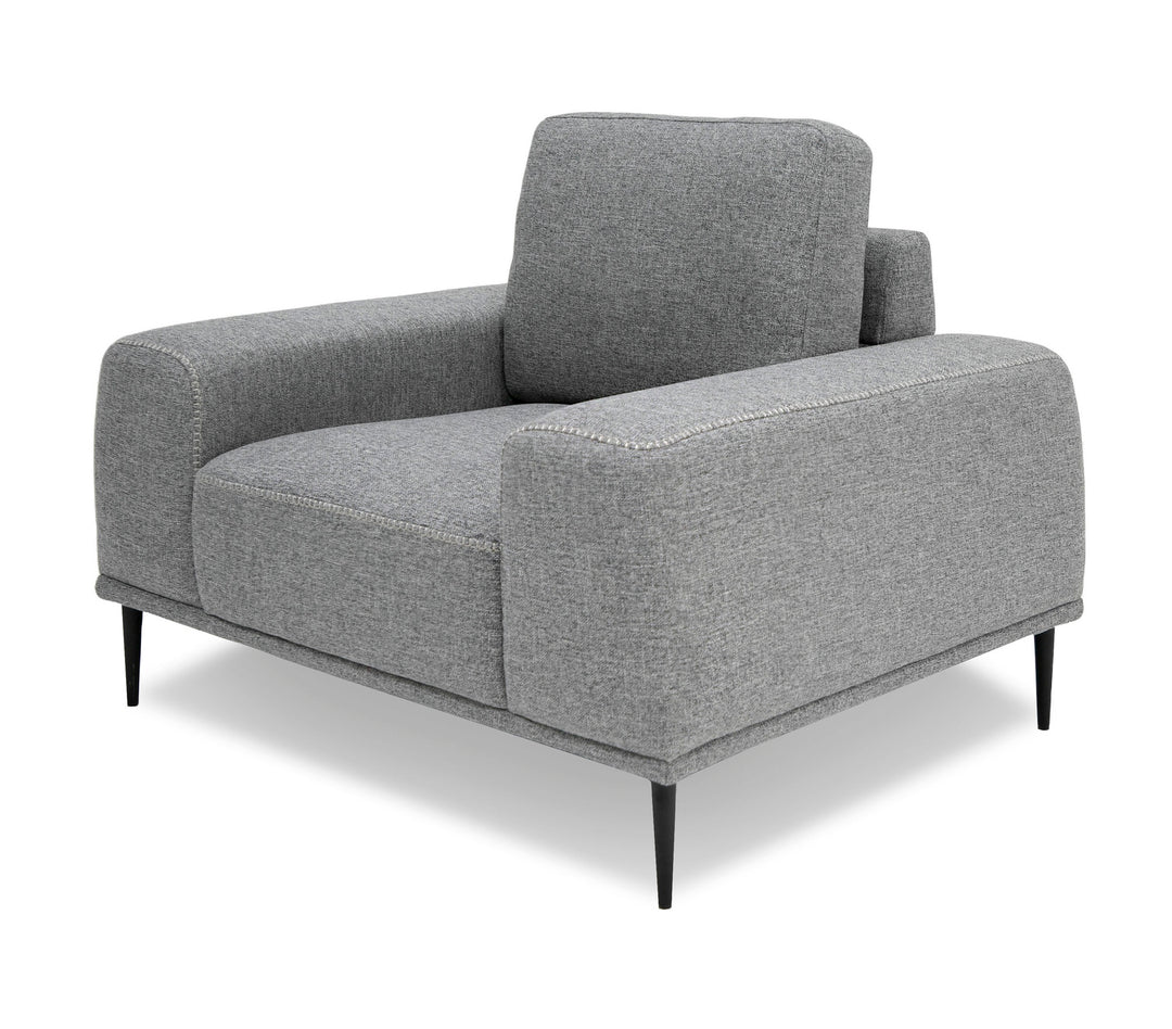 Fonda - Modern Grey Fabric Chair