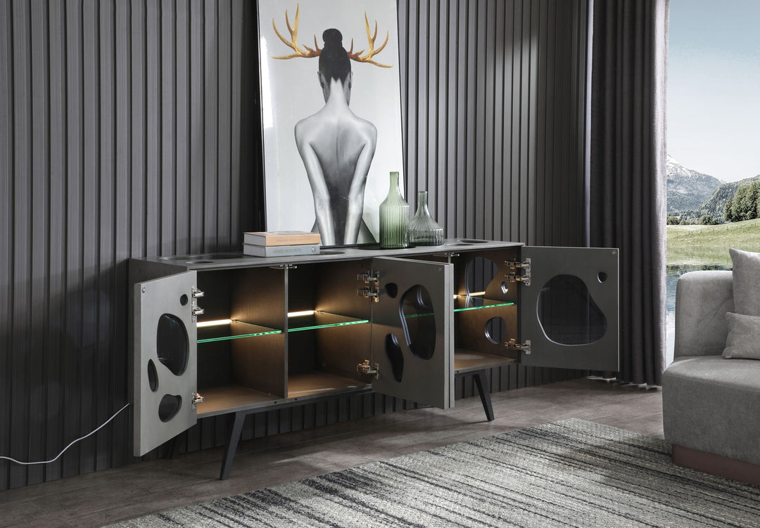 Fontana - Modern Grey Buffet