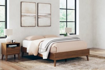 Fordmont Full Platform Bed - Dark Brown Platform Bed modern furniture Contempo Furniture