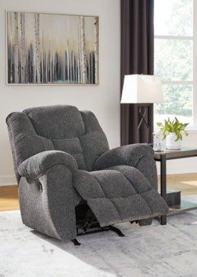 Foreside Recliner - Dark Gray Rocker Chair modern furniture Contempo Furniture