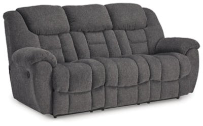 Foreside Reclining Sofa - Dark Gray Reclining Sofa modern furniture Contempo Furniture