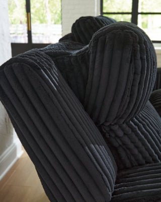 Forest Lake Power Recliner - Black Reclining Chair modern furniture Contempo Furniture