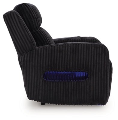 Forest Lake Power Recliner - Black Reclining Chair modern furniture Contempo Furniture