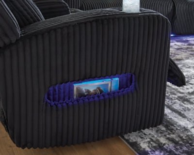 Forest Lake Power Recliner - Black Reclining Chair modern furniture Contempo Furniture