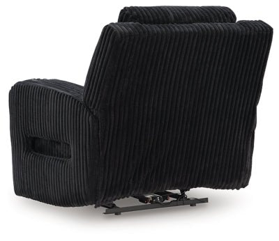 Forest Lake Power Recliner - Black Reclining Chair modern furniture Contempo Furniture