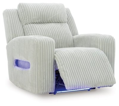 Forest Lake Power Recliner - Gray Reclining Chair modern furniture Contempo Furniture
