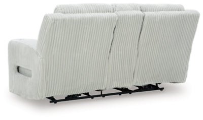 Forest Lake Power Reclining Loveseat with Console - Gray Reclining Loveseat modern furniture Contempo Furniture
