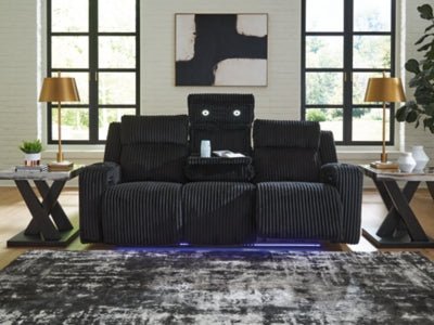Forest Lake Power Reclining Sofa with Adjustable Headrest Power Reclining Sofa modern furniture Contempo Furniture