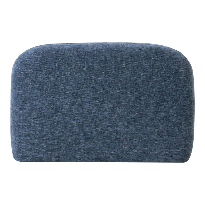 Forman - Modern Blue Fabric Modular Armless Sectional Seat