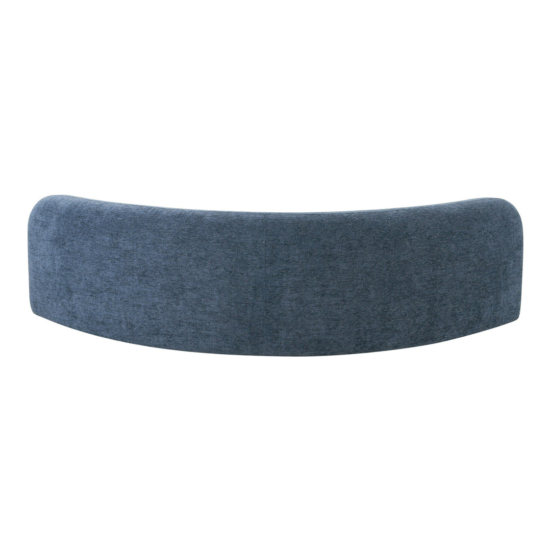 Forman - Modern Blue Fabric Modular Corner Sectional Seat