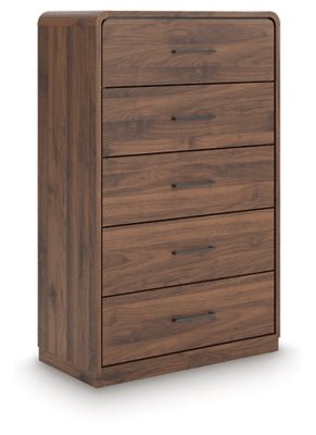 Fortlorn Chest of Drawers - Dark Brown Accent Chest modern furniture Contempo Furniture