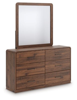 Fortlorn Dresser and Mirror - Dark Brown | Ashley Furniture