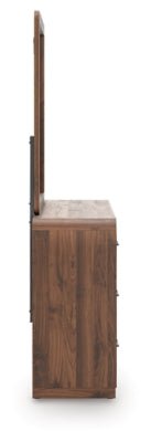 Fortlorn Dresser and Mirror - Dark Brown Dresser &amp; Mirror modern furniture Contempo Furniture