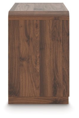 Fortlorn Nightstand - Dark Brown Accent Nightstand modern furniture Contempo Furniture