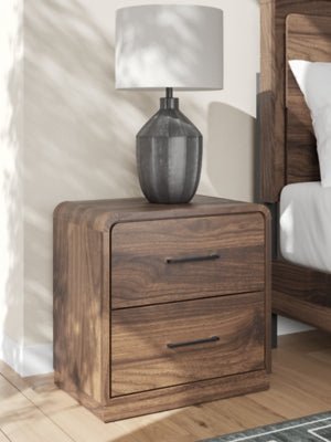 Fortlorn Nightstand - Dark Brown Accent Nightstand modern furniture Contempo Furniture