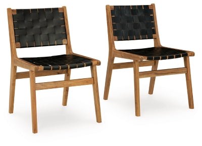 Fortmaine Dining Chair - Black | Ashley Furniture