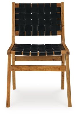 Fortmaine Dining Chair - Black Chair Set modern furniture Contempo Furniture