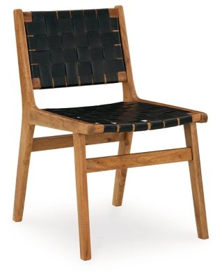 Fortmaine Dining Chair - Black Chair Set modern furniture Contempo Furniture