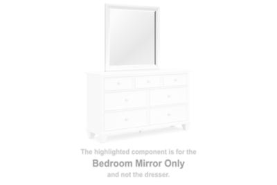 Fortman Bedroom Mirror - White Mirror modern furniture Contempo Furniture