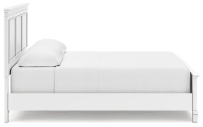 Fortman California King Panel Bed - White Panel Bed modern furniture Contempo Furniture
