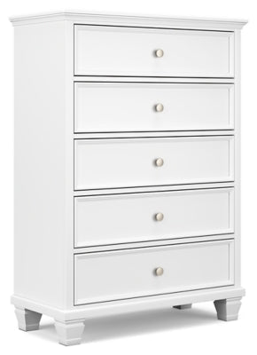 Fortman Chest of Drawers - White | Ashley Furniture