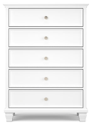 Fortman Chest of Drawers - White Accent Chest modern furniture Contempo Furniture