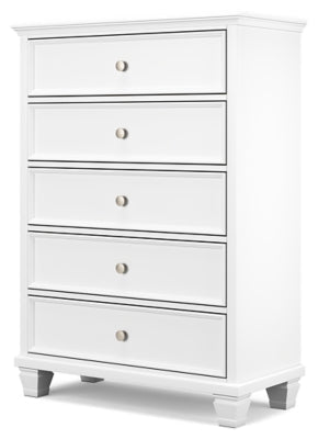 Fortman Chest of Drawers - White Accent Chest modern furniture Contempo Furniture