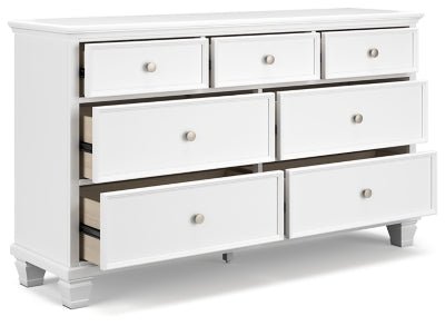 Fortman Dresser - White Dresser modern furniture Contempo Furniture