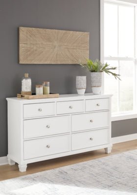 Fortman Dresser - White Dresser modern furniture Contempo Furniture