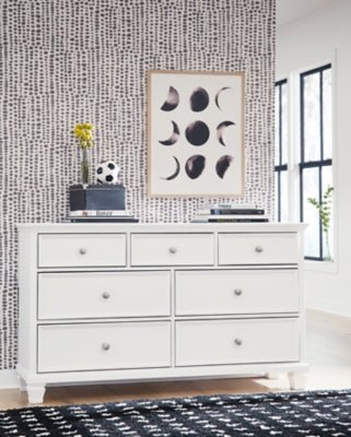 Fortman Dresser - White Dresser modern furniture Contempo Furniture