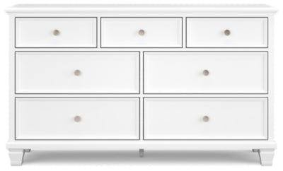 Fortman Dresser - White Dresser modern furniture Contempo Furniture