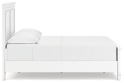 Fortman Full Panel Bed - White Panel Bed modern furniture Contempo Furniture