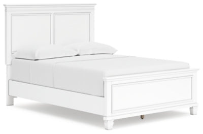 Fortman Full Panel Bed - White | Ashley Furniture