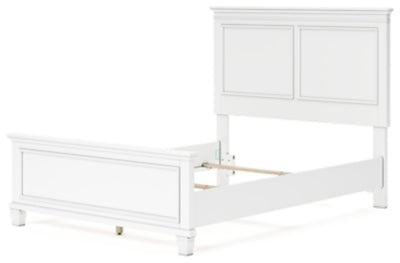 Fortman Full Panel Bed - White Panel Bed modern furniture Contempo Furniture