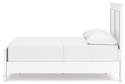 Fortman Full Panel Bed - White Panel Bed modern furniture Contempo Furniture