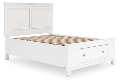Fortman Full Panel Storage Bed - White Storage Bed modern furniture Contempo Furniture
