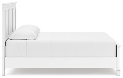 Fortman King Panel Bed - White Panel Bed modern furniture Contempo Furniture